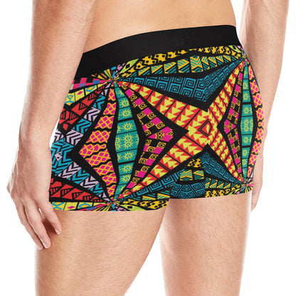 Kaleidoscope Pattern Print Design 05 Men's Boxer Briefs