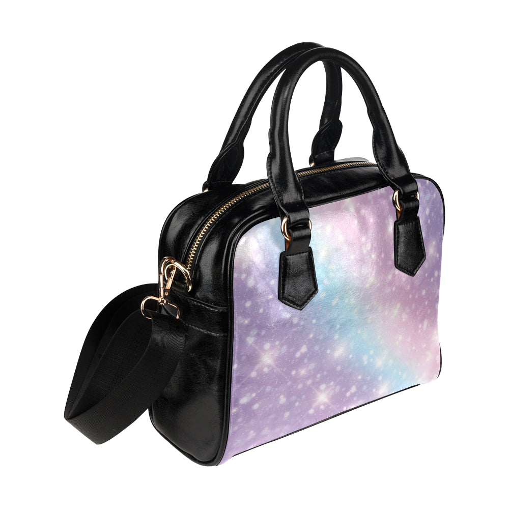 Cosmic Pastel Pattern Print Design 02 Shoulder Handbag
