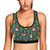 Hedgehog Cactus Pattern Print Design 04 Sports Bra