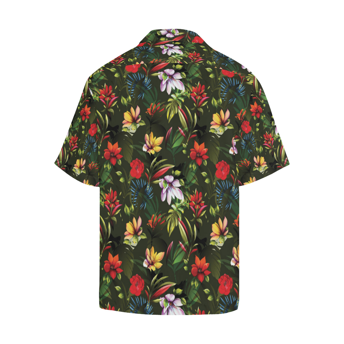 Magnolia Pattern Print Design 02 Men's Hawaiian Shirt