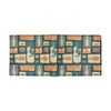 Acoustic Guitar Pattern Print Design 02 Men's ID Card Wallet