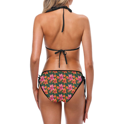 Amaryllis Pattern Print Design AL01 Bikini