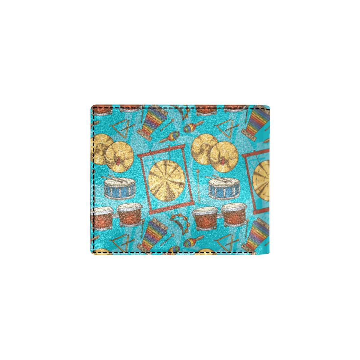 Percussion Pattern Print Design 03 Men's ID Card Wallet