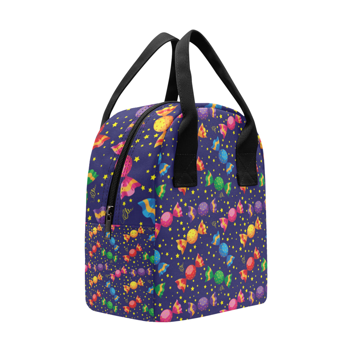 Candy Pattern Print Design CA06 Insulated Lunch Bag