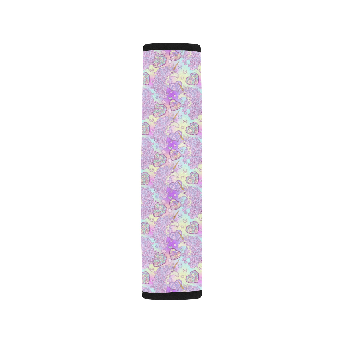 Unicorn Rainbow Star Heart Print Car Seat Belt Cover