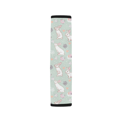 Rabbit Pattern Print Design RB011 Car Seat Belt Cover
