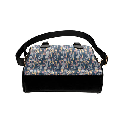 Cooking Kitchen Tools Pattern Print Design 05 Shoulder Handbag