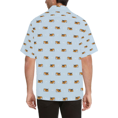 Beagle Pattern Print Design 06 Men's Hawaiian Shirt