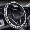 Draw Tribal Aztec Steering Wheel Cover with Elastic Edge