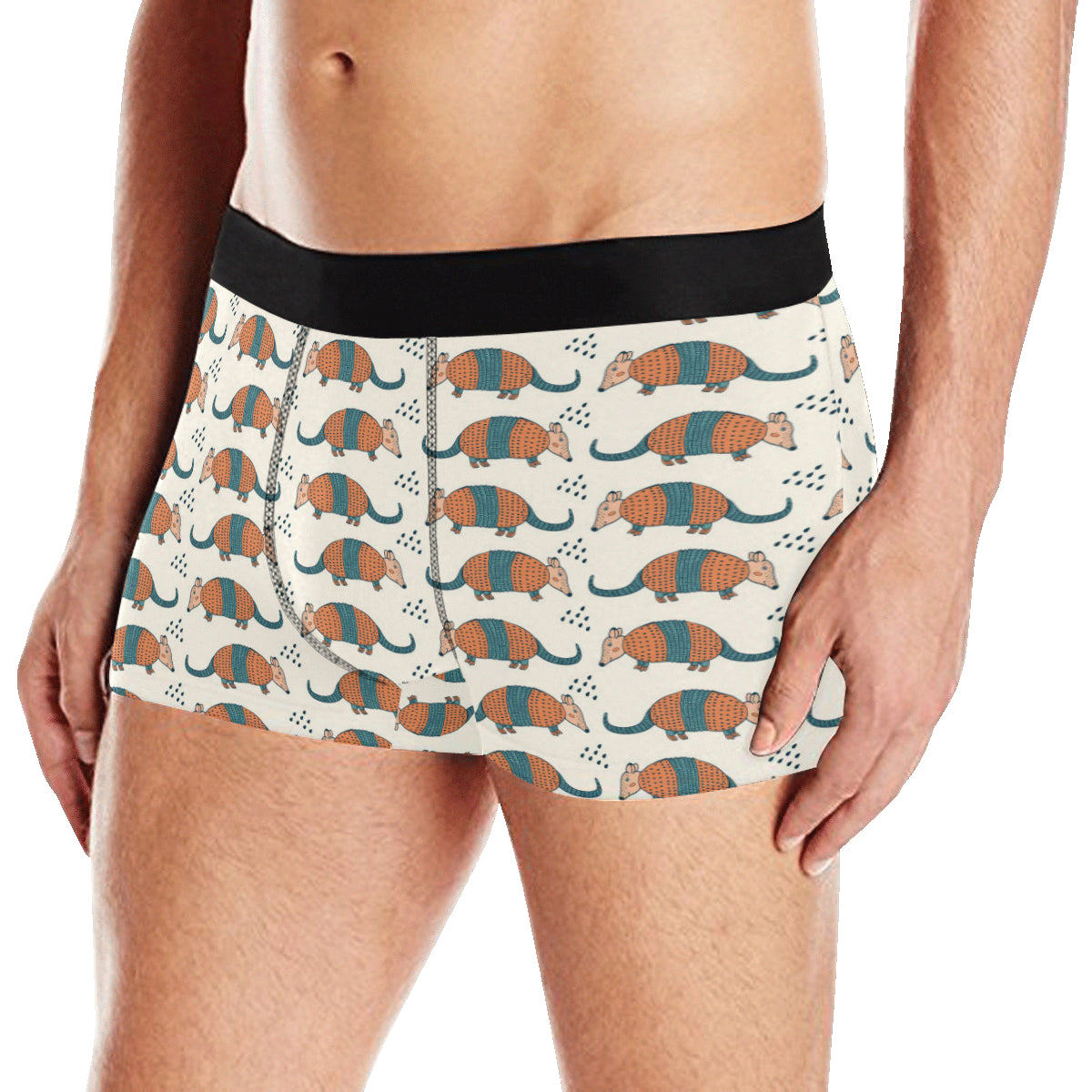 Armadillo Pattern Print Design 01 Men's Boxer Briefs
