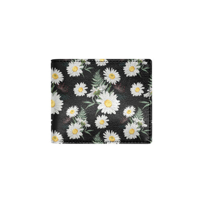 Daisy Pattern Print Design DS07 Men's ID Card Wallet