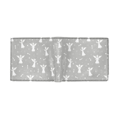 Angel Pattern Print Design 03 Men's ID Card Wallet