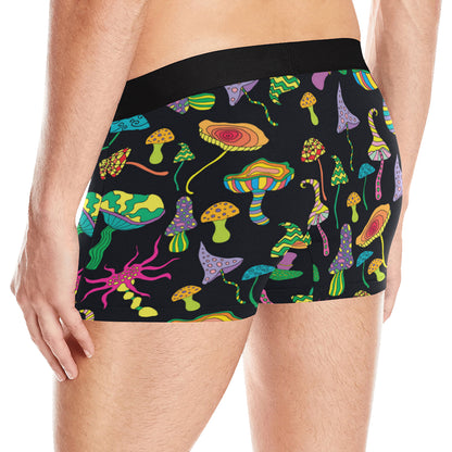 Psychedelic Mushroom Pattern Print Design A02 Men's Boxer Briefs