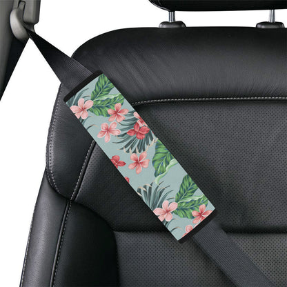 Plumeria Pattern Print Design PM027 Car Seat Belt Cover