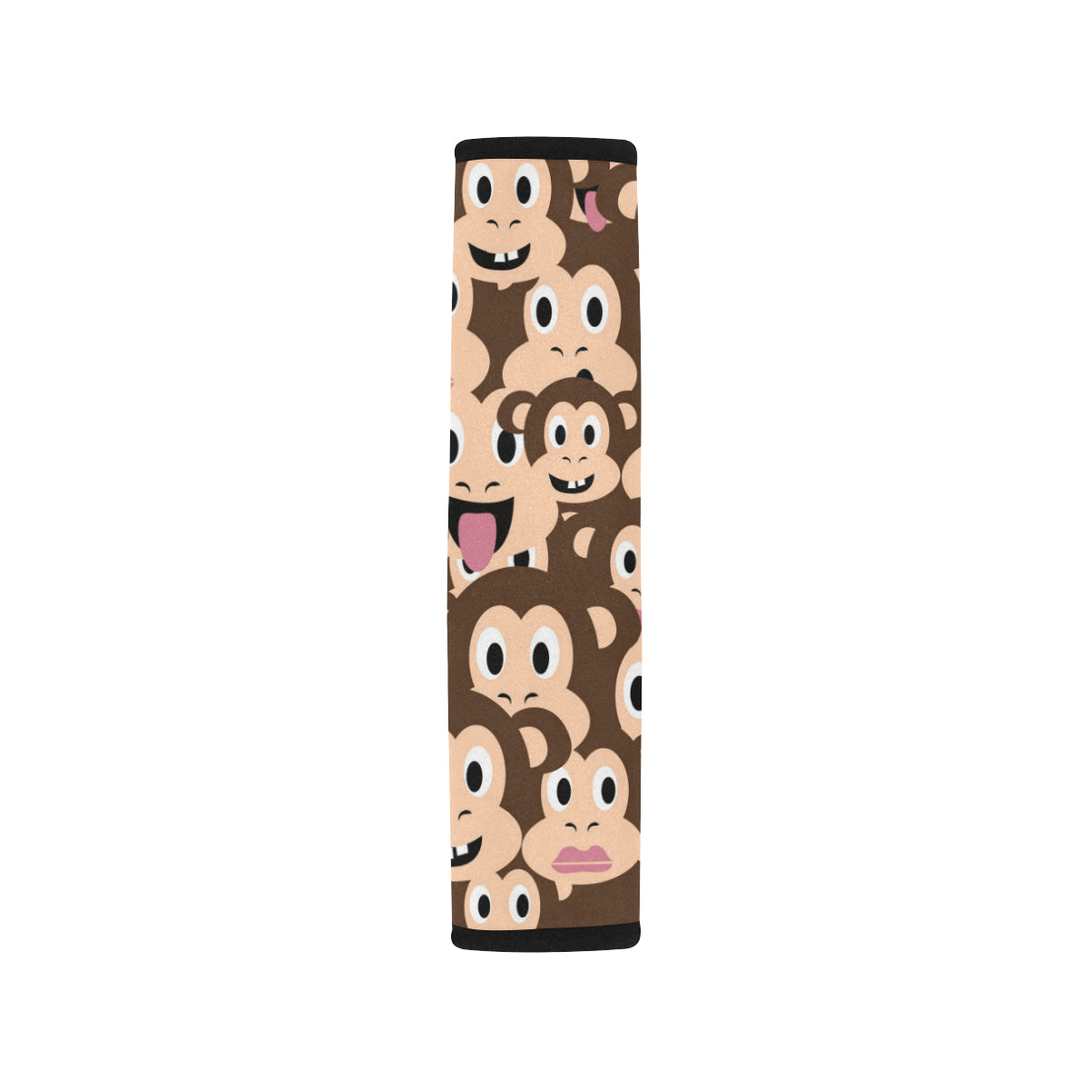 Emoji Monkey Print Pattern Car Seat Belt Cover