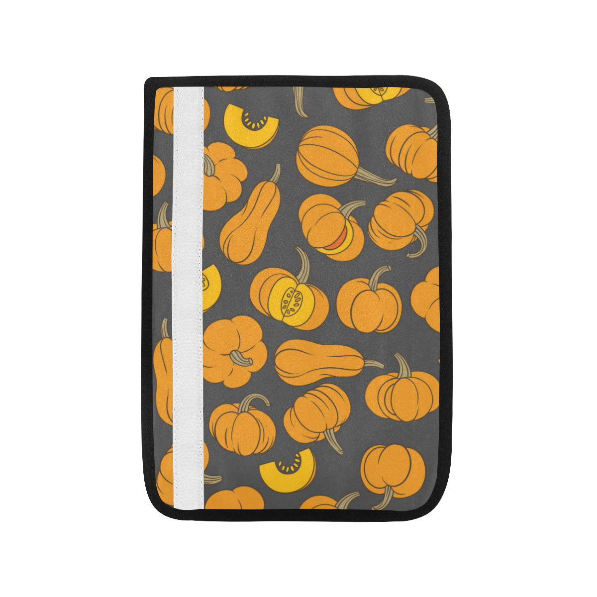 Pumpkin Pattern Print Design A03 Car Seat Belt Cover