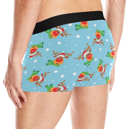 Reindeer cute Pattern Print Design 02 Men's Boxer Briefs