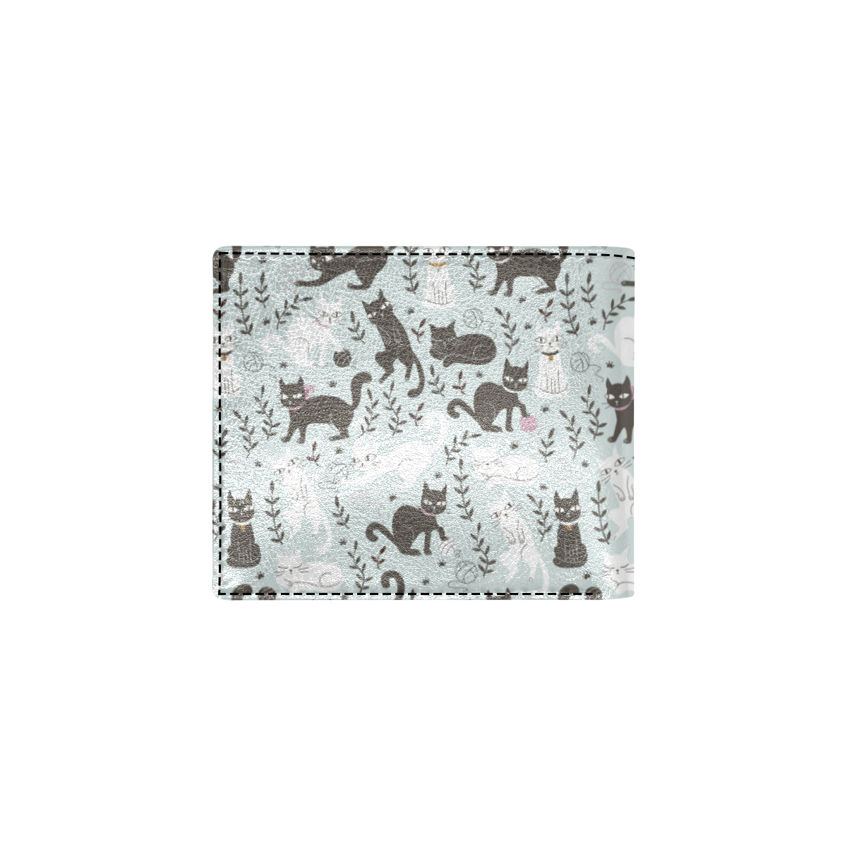 Cat Pattern Print Design 08 Men's ID Card Wallet