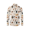 Equestrian Equipment Print Pattern Men's Long Sleeve Shirt