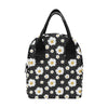 Daisy Pattern Print Design DS02 Insulated Lunch Bag