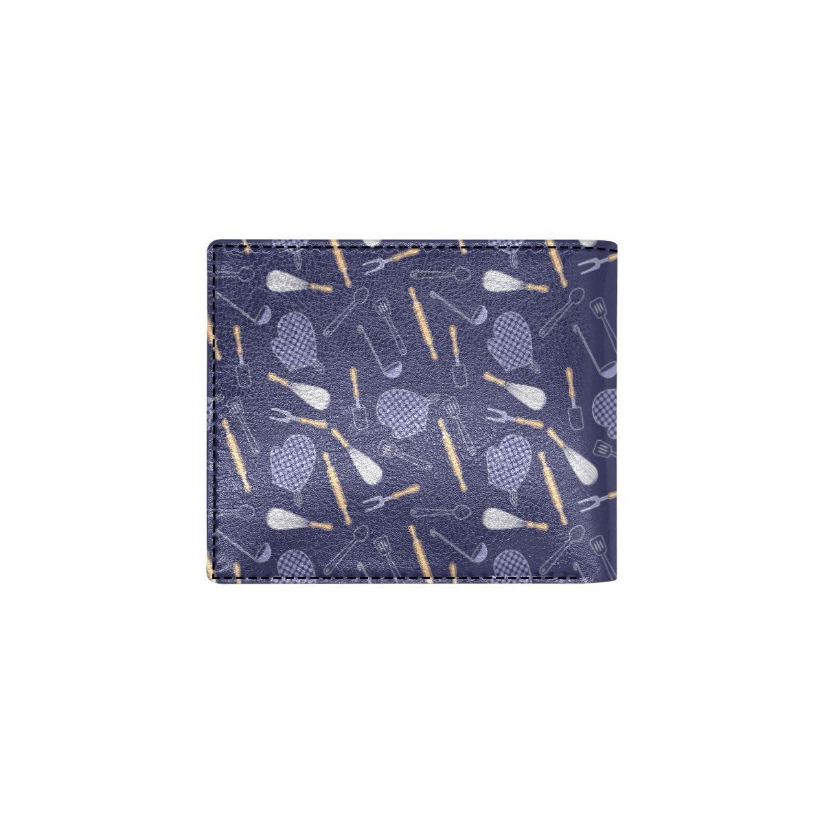 Cooking Kitchen Tools Pattern Print Design 04 Men's ID Card Wallet
