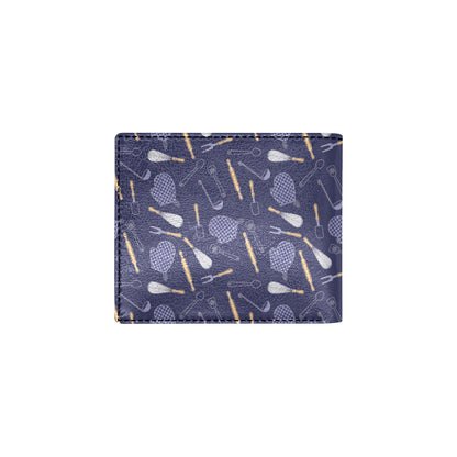 Cooking Kitchen Tools Pattern Print Design 04 Men's ID Card Wallet