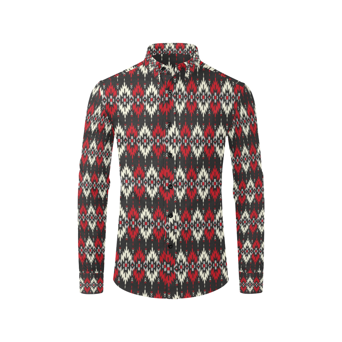 Southwestern Pattern Men's Long Sleeve Shirt