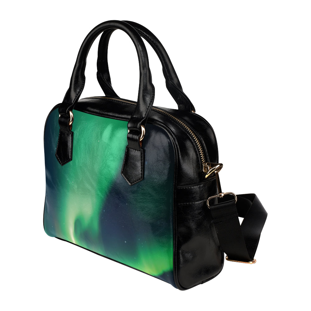 Aurora Borealis Pattern Print Design 04 Shoulder Handbag