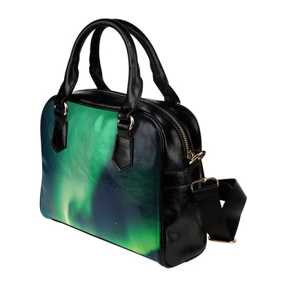 Aurora Borealis Pattern Print Design 04 Shoulder Handbag