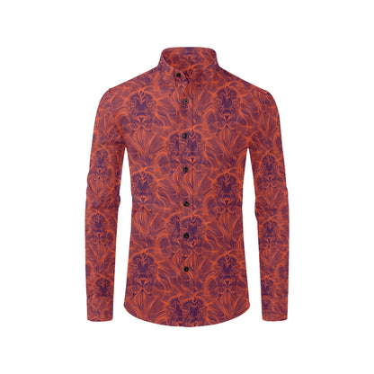 Leo Pattern Print Design 01 Men's Long Sleeve Shirt