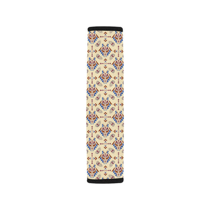 Aztec Wolf Pattern Print Design 03 Car Seat Belt Cover