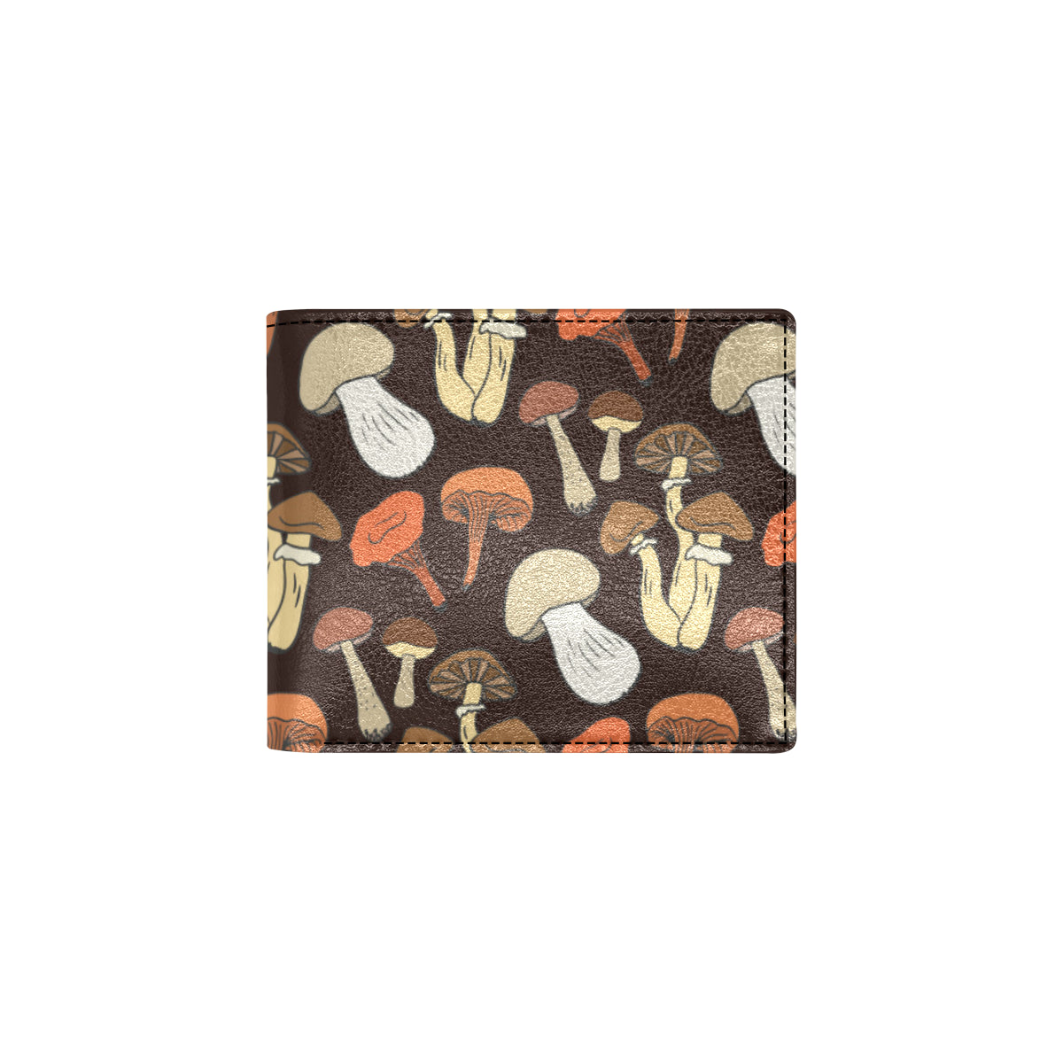 Mushroom Pattern Print Design A05 Men's ID Card Wallet