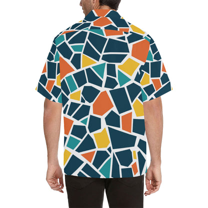 Mosaic Pattern Print Design 02 Men's Hawaiian Shirt