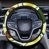 Avocado Pattern Print Design AC06 Steering Wheel Cover with Elastic Edge