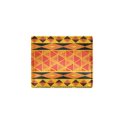 African Pattern Print Design 01 Men's ID Card Wallet