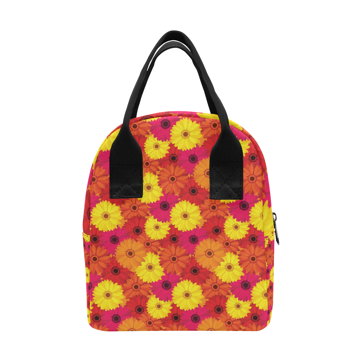 Gerberas Pattern Print Design GB05 Insulated Lunch Bag