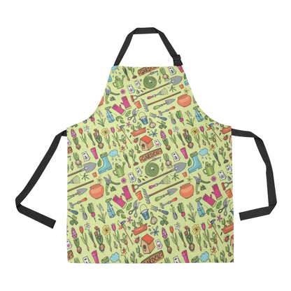 Gardening Pattern Print Design G02 Apron with Pocket