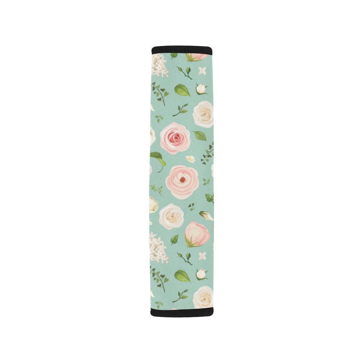 Lisianthus Pattern Print Design 01 Car Seat Belt Cover