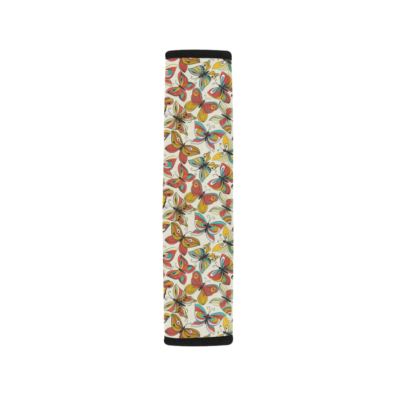 Butterfly Pattern Print Design 02 Car Seat Belt Cover