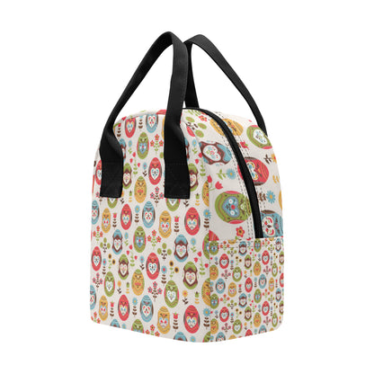 Easter Eggs Pattern Print Design RB011 Insulated Lunch Bag