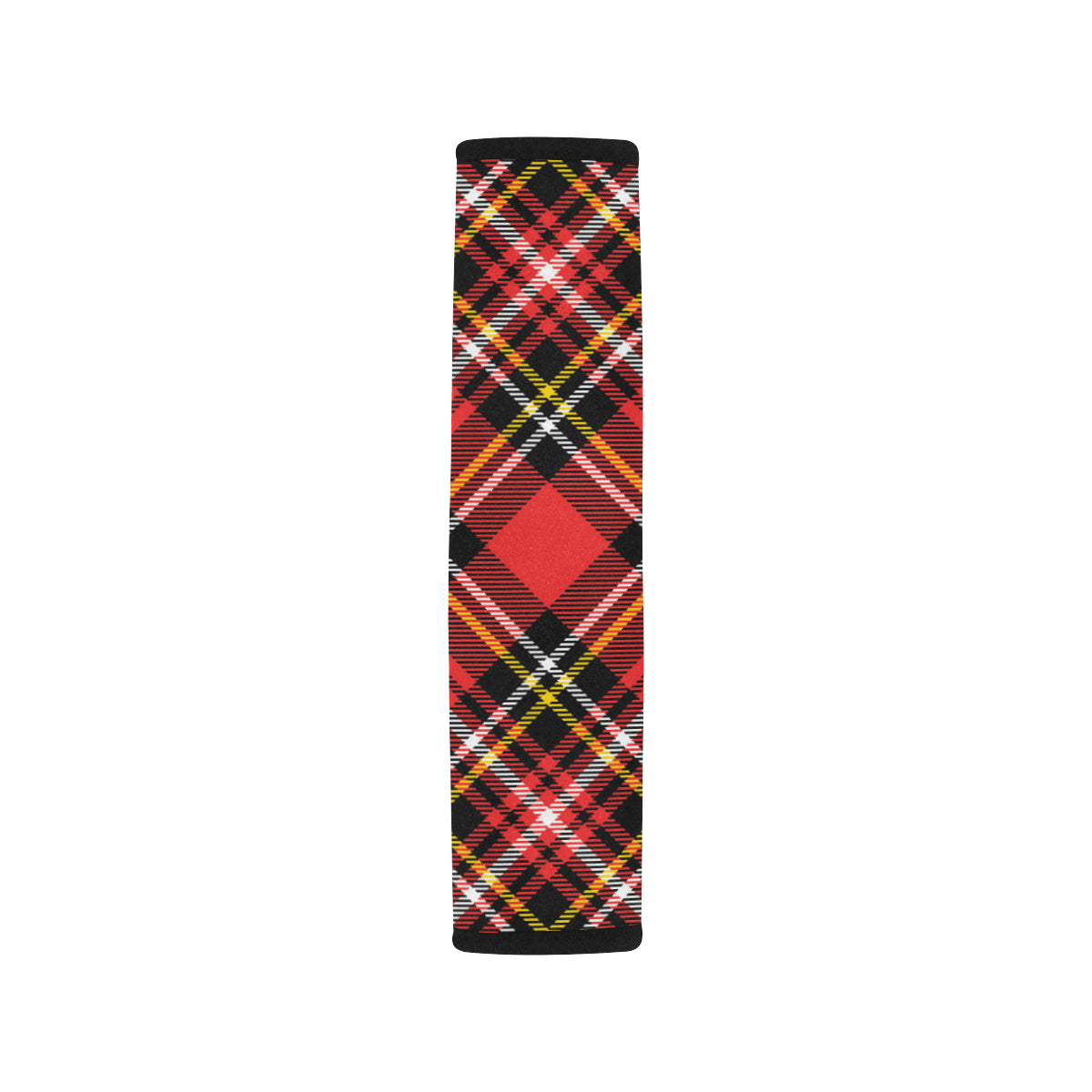 Plaid Red Pattern Print Design A03 Car Seat Belt Cover