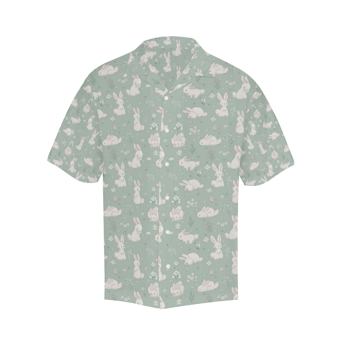 Bunny Pattern Print Design 03 Men's Hawaiian Shirt