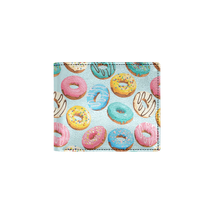 Donut Pattern Print Design DN05 Men's ID Card Wallet