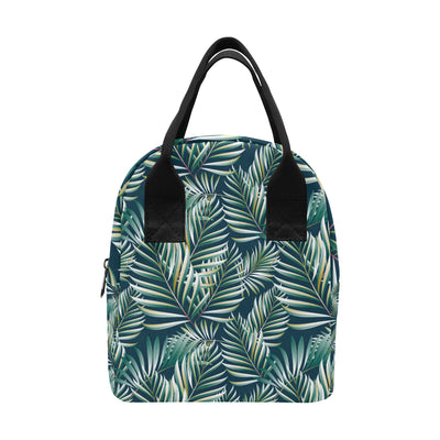 Sun Spot Tropical Palm Leaves Insulated Lunch Bag