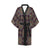 Medallion Pattern Print Design 03 Women's Short Kimono