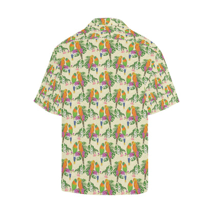Conures Pattern Print Design 02 Men's Hawaiian Shirt