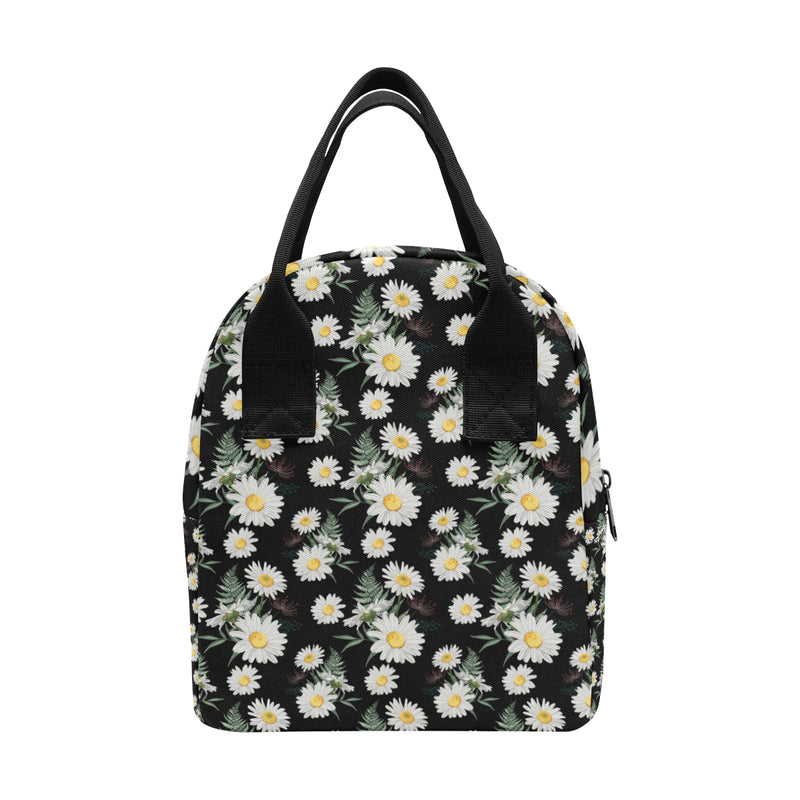 Daisy Pattern Print Design DS07 Insulated Lunch Bag