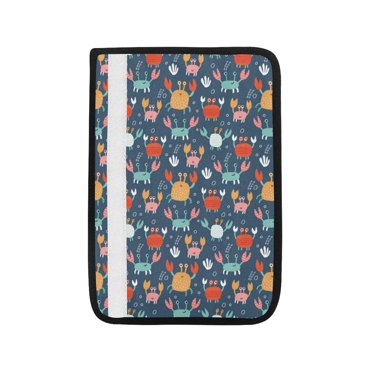 Crab Pattern Print Design 05 Car Seat Belt Cover