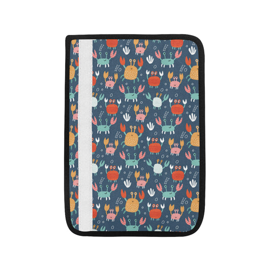 Crab Pattern Print Design 05 Car Seat Belt Cover