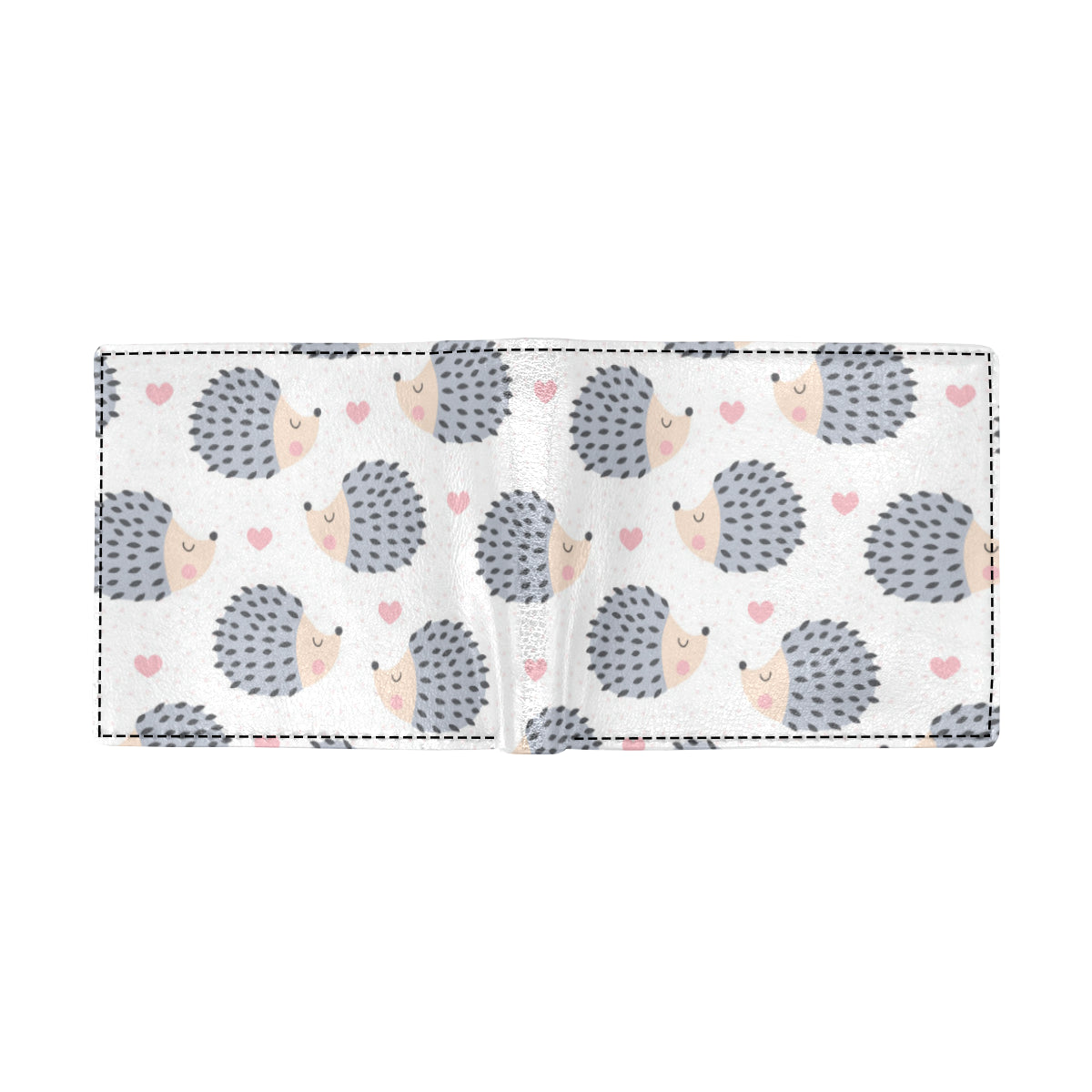 Hedgehog Baby Pattern Print Design 03 Men's ID Card Wallet